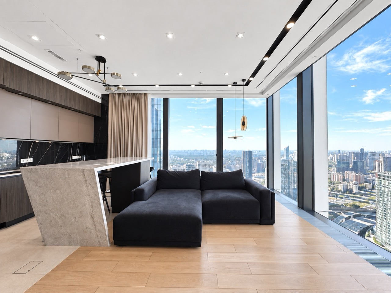 Апартаменты 83 м² — Neva towers, 2 башня, 46 этаж